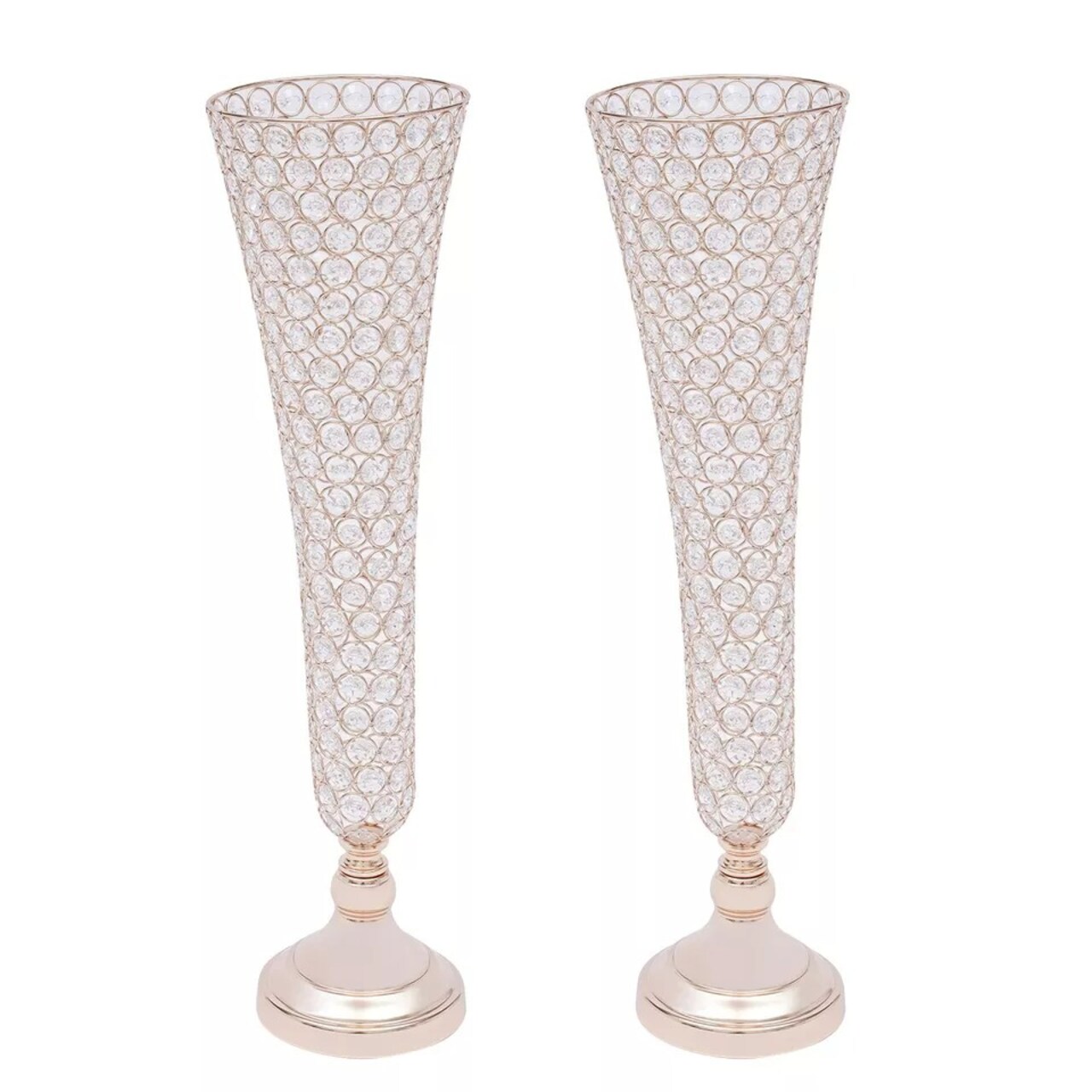 Table Decorative Centerpiece for Wedding Crystal Flower Stand for Anniversary